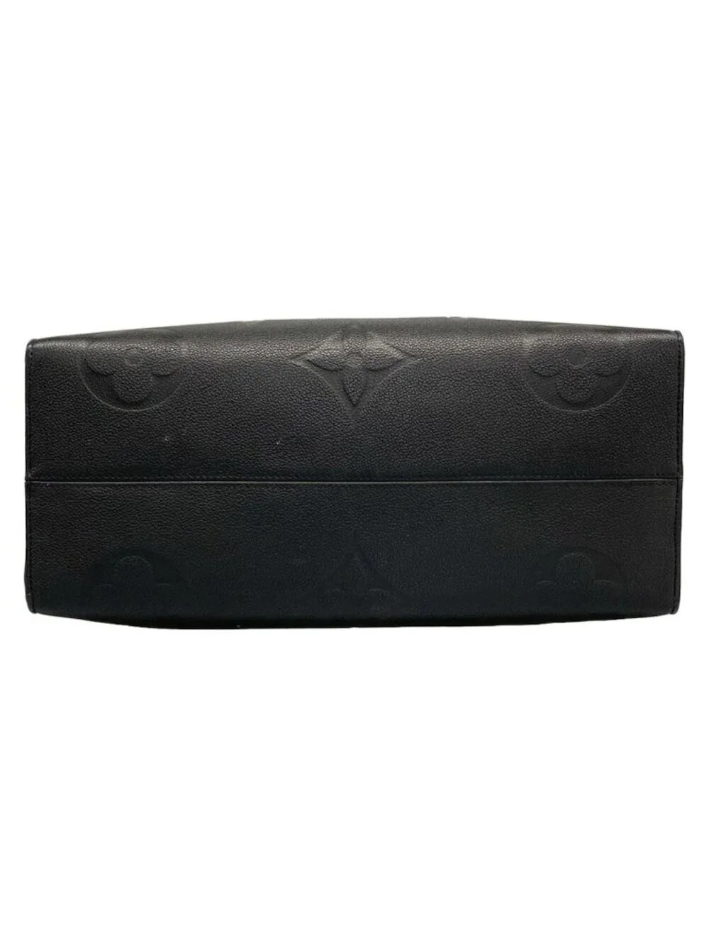 Louis Vuitton Tote Monogram Empreinte On The Go GM Noir Leather Cowhide